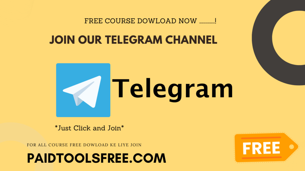 Join our telegram group for latest updates by paidtoolsfree